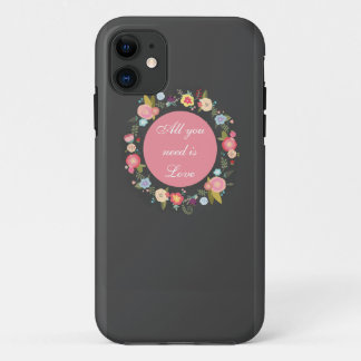 あなたが必要とするのは愛およびIphoneのこの場合だけです! iPhone 11 ケース