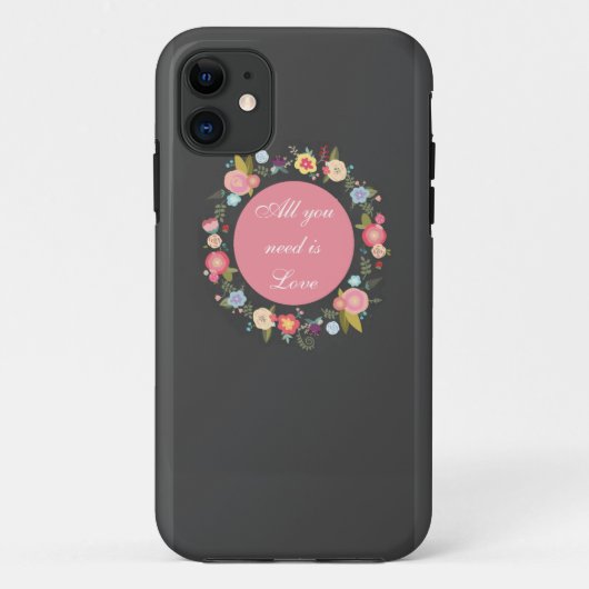 あなたが必要とするのは愛およびIphoneのこの場合だけです! Case-Mate iPhoneケース (裏面)