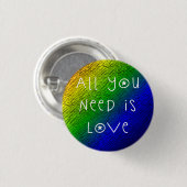 あなたが必要とするのは愛だけです 缶バッジ (正面&裏面)