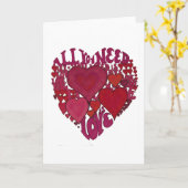 あなたが必要とするのは愛ハートだけです カード (黄色い花)