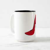 あなたが必要とするのは愛マグだけです ツートーンマグカップ (正面左)