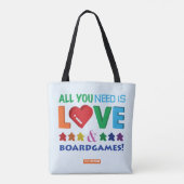 あなたが必要とするのは愛及びBoardgamesだけです! トートバッグ (裏面)