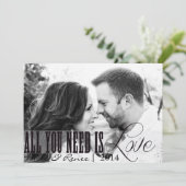 あなたが必要とするのは愛結婚式の発表だけです 案内状 (スタンド正面)