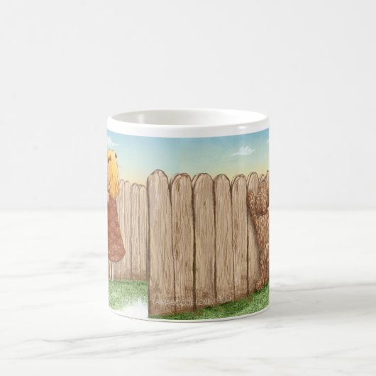 あなたが必要とするのは愛…および犬だけです コーヒーマグカップ (中央)