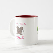 あなたが必要とするのはvoleだけです ツートーンマグカップ (正面左)