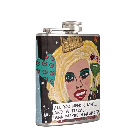 あなたが必要とする悪い女の子FLASK-ALLは愛およびティアラです フラスク (右)