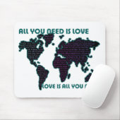 あなたが必要とするBeatlesの世界はすべて愛です マウスパッド (マウス)