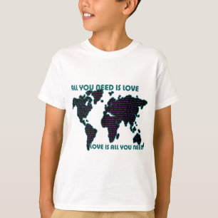 あなたが必要とするBeatlesの世界はすべて愛です Tシャツ