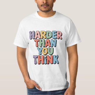 あなたが思うより難しい かわいい 面白い Tシャツ ギフト