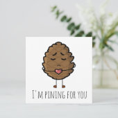 「あなたが恋しい」バレンタイン/遠距離恋愛 カード (スタンド正面)