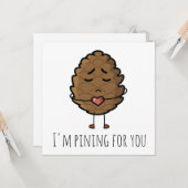 「あなたが恋しい」バレンタイン/遠距離恋愛 カード (正面/裏面インサイチュ)