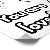 あなたが愛されているウェルネス大人の着色 ポスター (角)