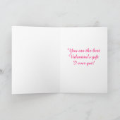 あなたが愛する誰かへのバレンタインの誕生日 シーズンカード (内部)
