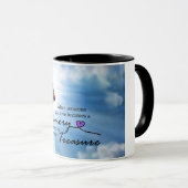 あなたが愛する誰か時、蝶 マグカップ (正面右)