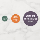 あなたが感謝していることは何ですか｜モダン・タイポグラフィ コンフェッティ (裏面)