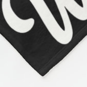 あなたが戦士である間違った女性のカーボーイを選んだ癌 フリースブランケット (角)