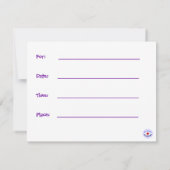 あなたが招待されました！ 招待状 (裏面)