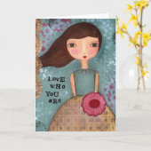 あなたが挨拶状である愛 カード (黄色い花)