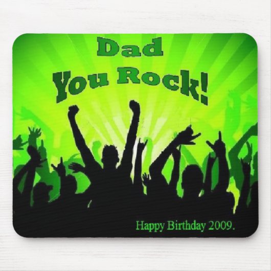 あなたが揺するパパ マウスパッド (正面)