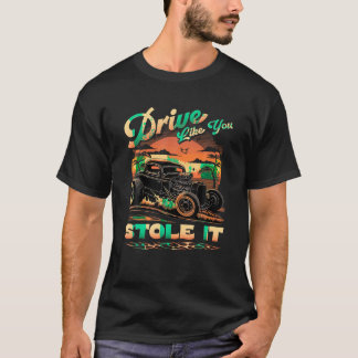 あなたが改造それを盗んだようなレーシングドライブレトロVinta Tシャツ
