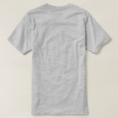 あなたが料理、私が飲む タイポグラフィー おもしろTシャツ Tシャツ (デザイン裏面)