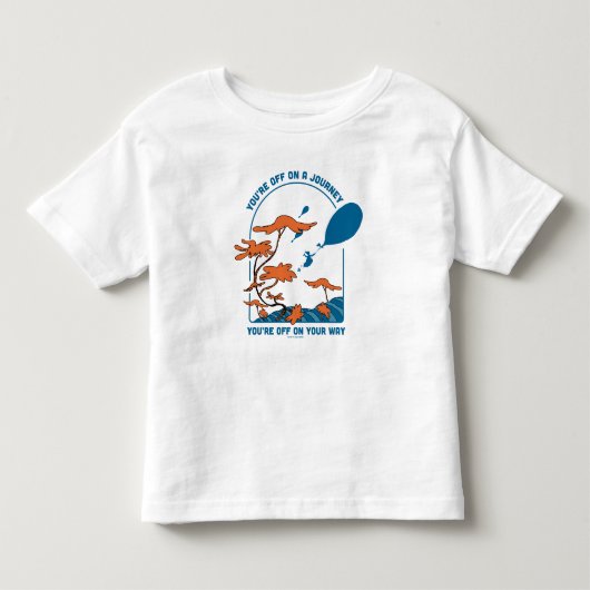 あなたが旅立つその場所へ！「旅立ちのとき」 トドラーTシャツ (正面)