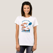あなたが旅立つその場所へ！「旅立ちのとき」 Tシャツ (正面フル)