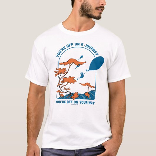 あなたが旅立つ場所！「旅立ちのとき」 Tシャツ (正面)