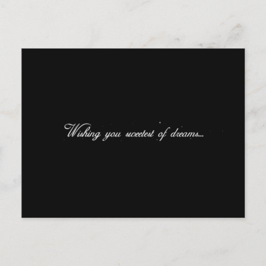 あなたが最高の夢を祈るGOODNIGHT EXPRE ポストカード (正面)