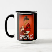 あなたが望むジョブのためのドレス：執行者 マグカップ (左)