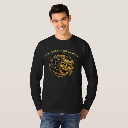 あなたが望む一日を Comedy/Tragedy Mask Tシャツ (正面フル)