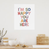 あなたが来てくれて私はとても嬉しい ポスター (キッチン)