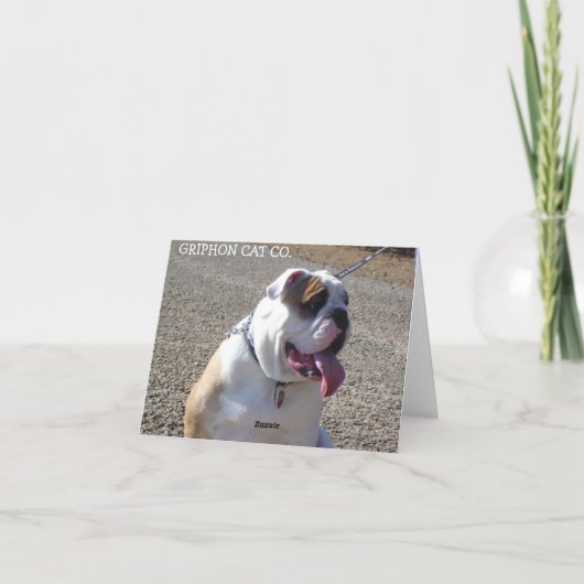 あなたが梳く犬の失敗 カード (裏面)