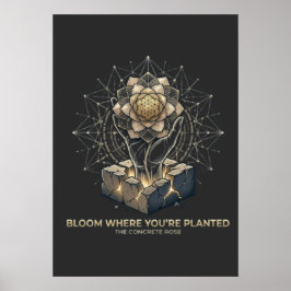 あなたが植えられた場所で花開け ポスター