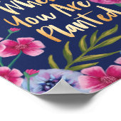 あなたが植えられている花 |フローラ ポスター (角)