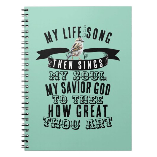 あなたが歌う美素晴らししい鳥|過去記事 ノートブック (正面)