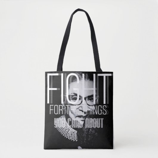 あなたが気にする事のためのルース・バーダー・ギンズバーグの戦い トートバッグ (正面)