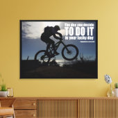 あなたが決めた日はあなたのラッキーデイバイクである キャンバスプリント (インサイチュ (リビング))