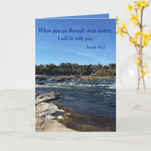 あなたが深い海を カード (黄色い花)