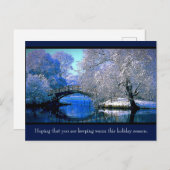 あなたが温かい保と願って… ポストカード (正面/裏面)