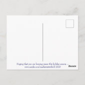 あなたが温かい保と願って… ポストカード (裏面)