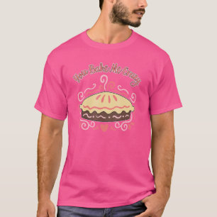 あなたが焼くケーキで私の心は狂おしい パン屋 ペストリー シェフ お菓子作り 女性 Tシャツ