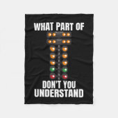 あなたが理解していないドラッグレースのどの部分 フリースブランケット (正面)