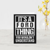 あなたが理解しないそのフォードのもの – 家族N カード (黄色い花)