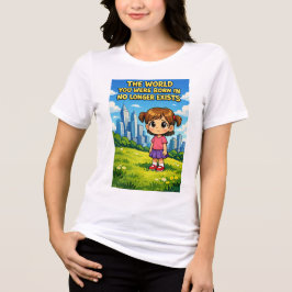 あなたが生まれた世界はもう存在しない カートゥーン トライブレンドTシャツ