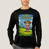 あなたが生まれた世界はもう存在しない カートゥーン トライブレンドＴシャツ (正面)