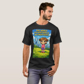 あなたが生まれた世界はもう存在しない カートゥーン Tシャツ (正面フル)