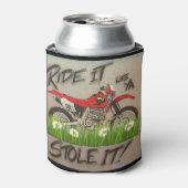 あなたが盗んだように乗るダートバイク缶 缶クーラー (缶正面)