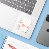 あなたが直面する巨人よりも偉大な主の宗教的デザイン シール (ノートパソコンとiPhone)