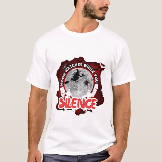 あなたが眠っている間に月を見た Tシャツ (正面)